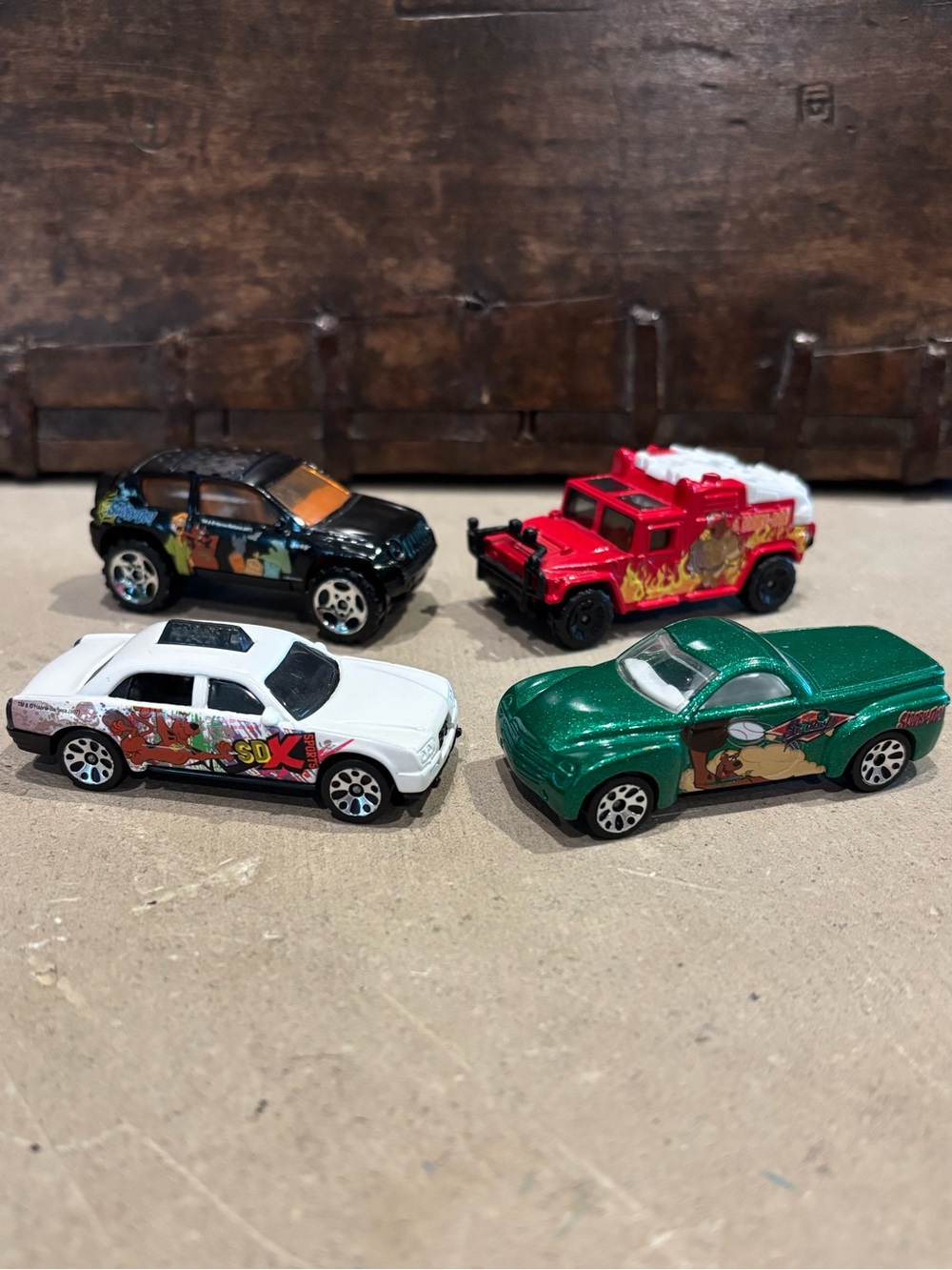 Matchbox Scooby-Doo! Die-Cast Metal Cars. Lot of 4